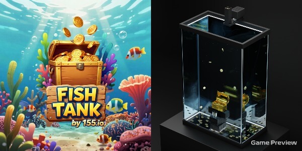 155.io เปิดตัวเกมใหม่สุดว้าว Fish Tank
