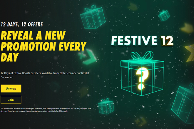 ฉลองเทศกาลแห่งความสุขกับโปรโมชั่น Festive 12 จาก bet365