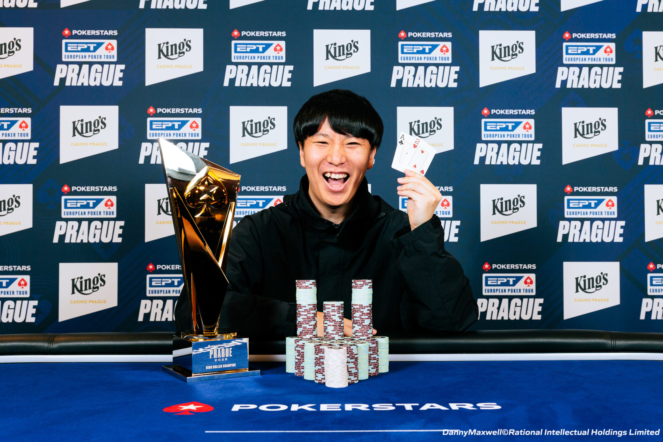 โช โฮมมา (Sho Homma) นักโป๊กเกอร์ชาวญี่ปุ่นคว้ารางวัลใหญ่ที่ PokerStars EPT Prague