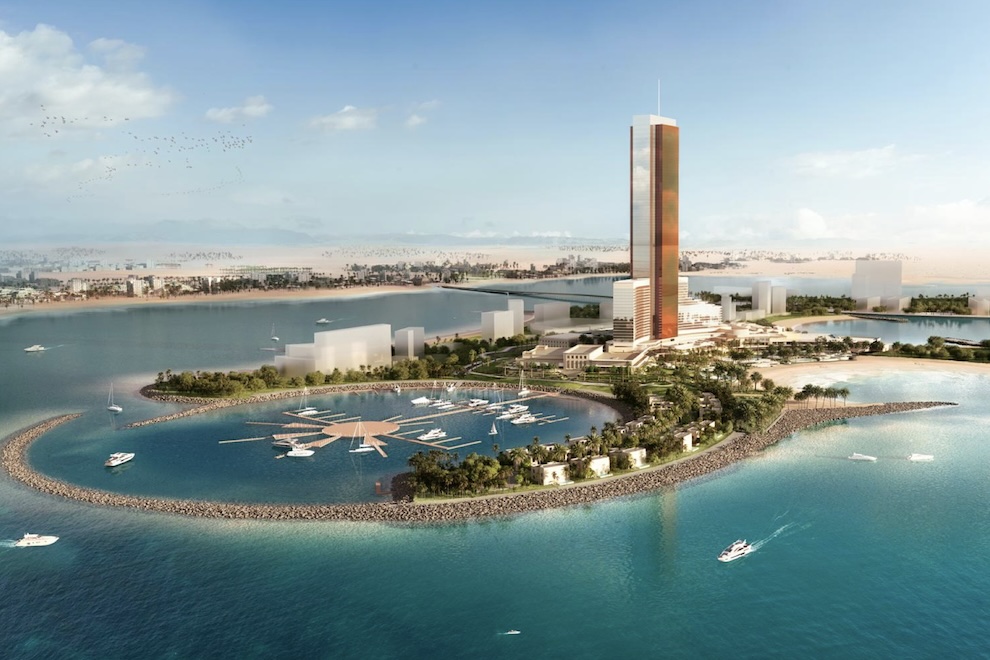 นักวิเคราะห์คาดหวังดีต่อโครงการ Wynn Resorts ในสหรัฐอาหรับเอมิเรตส์ หลังตรวจไซต์ก่อสร้าง