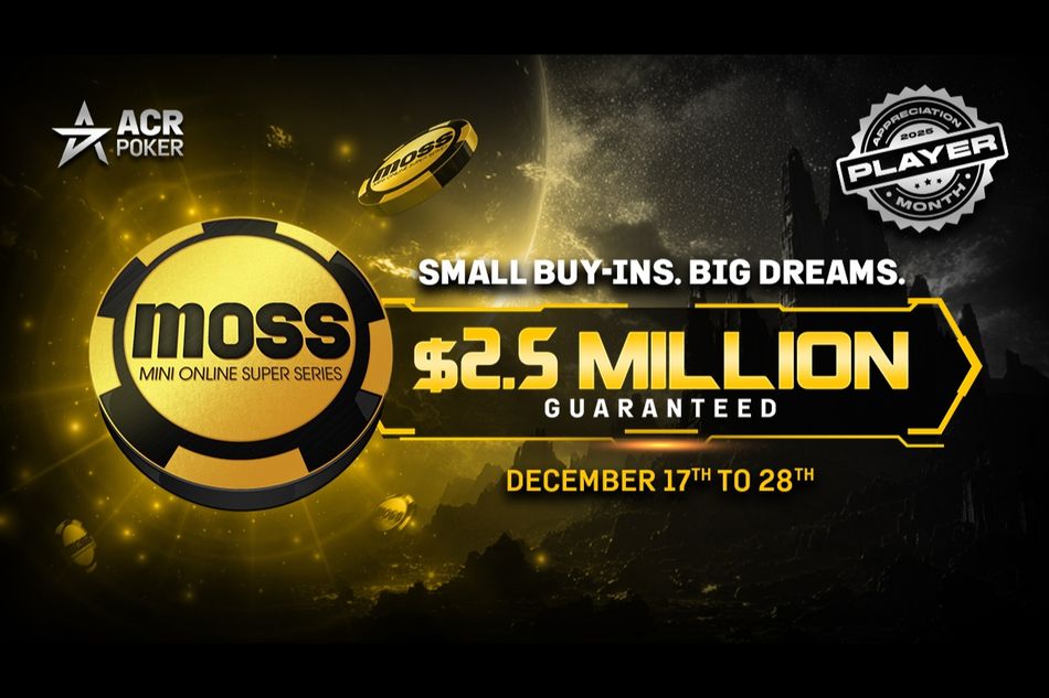 Low Stakes Series ใหม่ล่าสุดที่ ACR Poker พร้อมเงินรางวัลรับประกัน 2.5 ล้านดอลลาร์
