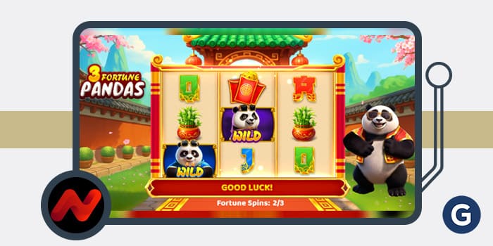 3 Fortune Pandas เกมสล็อตรูปแบบใหม่จาก NetGaming