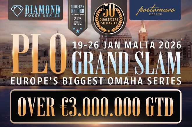 PLO Grand Slam Malta กลับมาอีกครั้งในปี 2026 ที่ Portomaso Casino