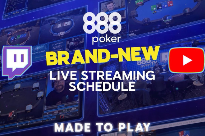 888poker เปิดตัวตารางสตรีมมิงปี 2026 พร้อมรายการใหม่ประจำสัปดาห์
