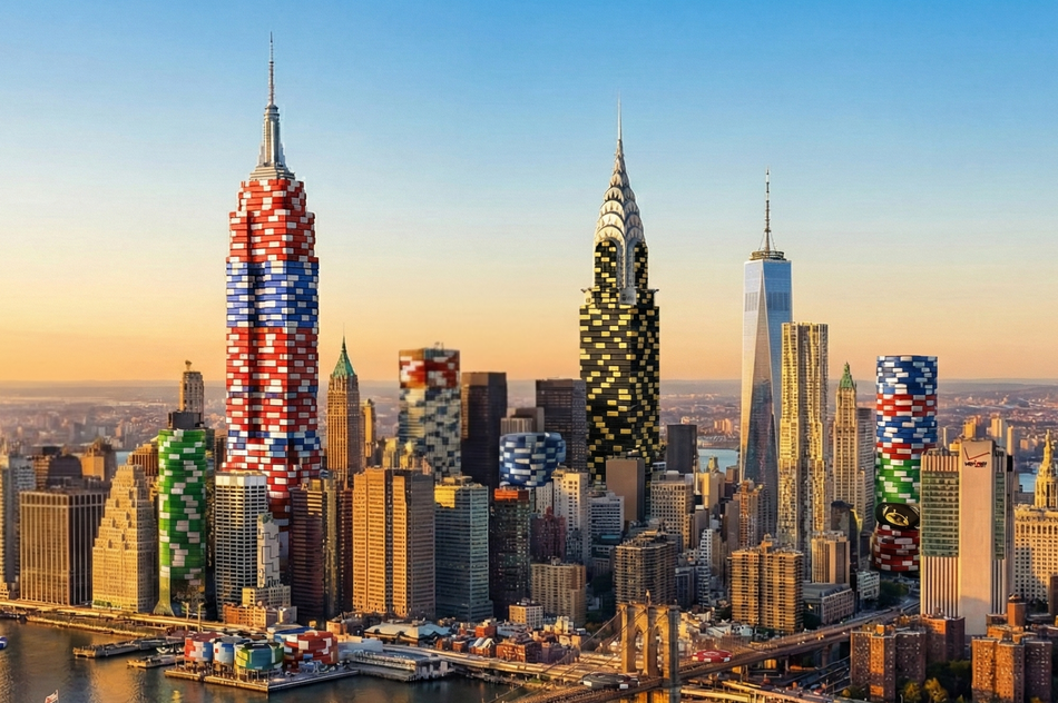 การต่อสู้ในเกมโป๊กเกอร์ระดับสูงที่นิวยอร์กซิตี้