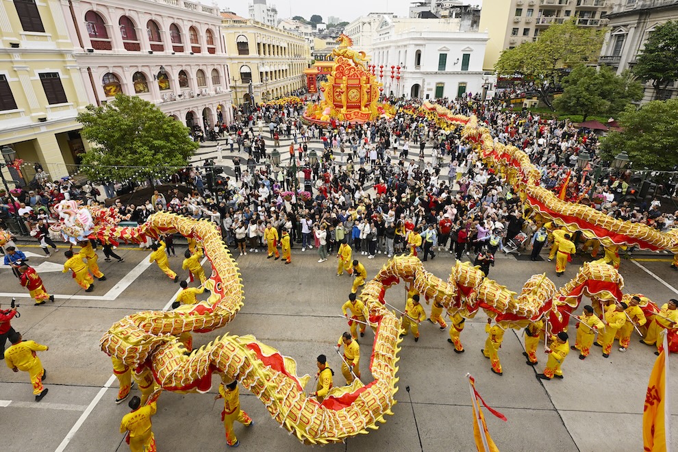 มาเก๊าเผชิญนักท่องเที่ยวเกือบ 1.56 ล้านคนช่วงหยุดยาวตรุษจีนในจีนแผ่นดินใหญ่